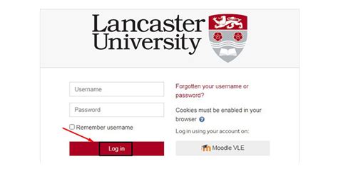 lancaster moodle vle.